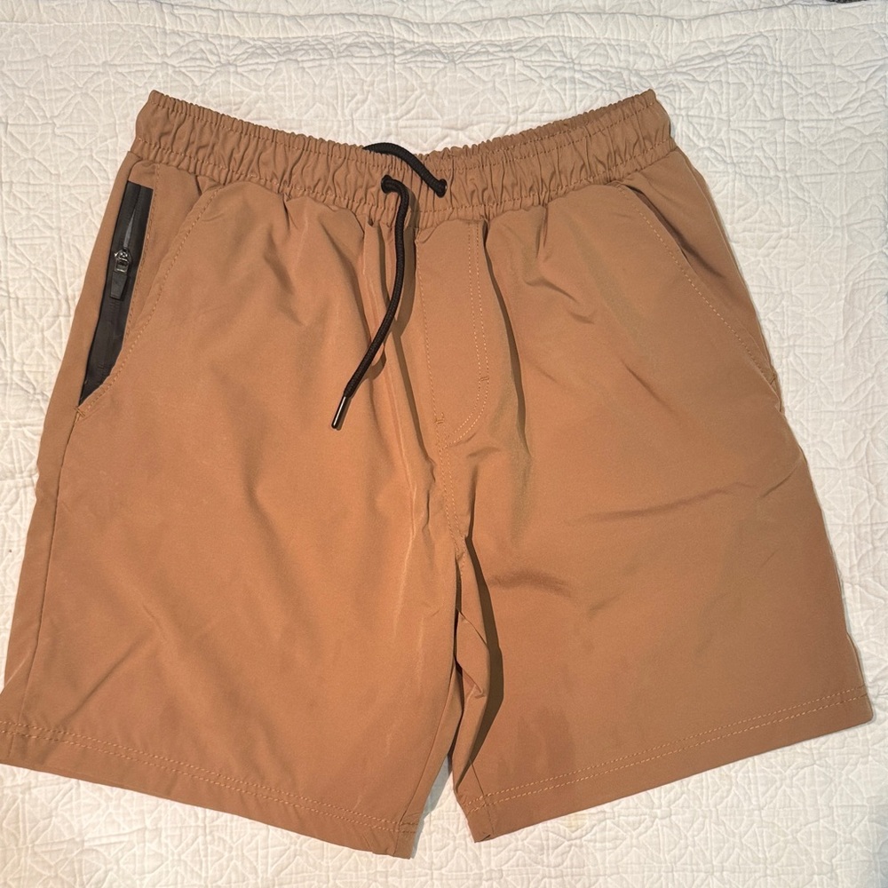 Men's Tan Casual Shorts